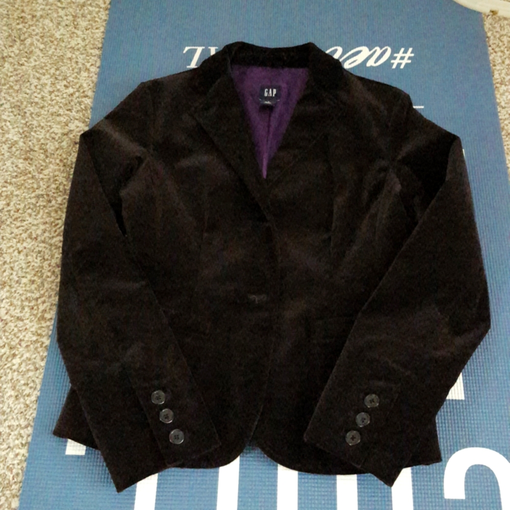 Gap velvet blazer